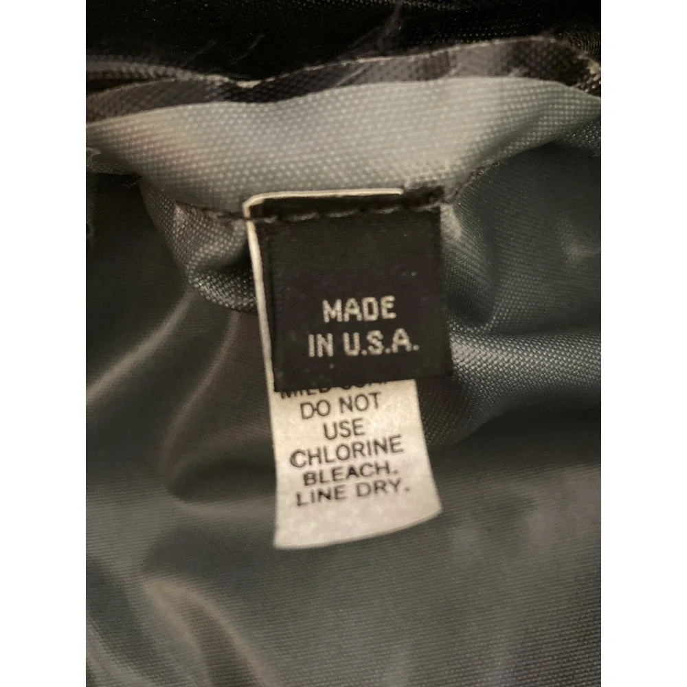 Vintage LL Bean Nylon Fanny Pack Waist Belt Bag Zippered Pockets Made in USA - Picture 7 of 10